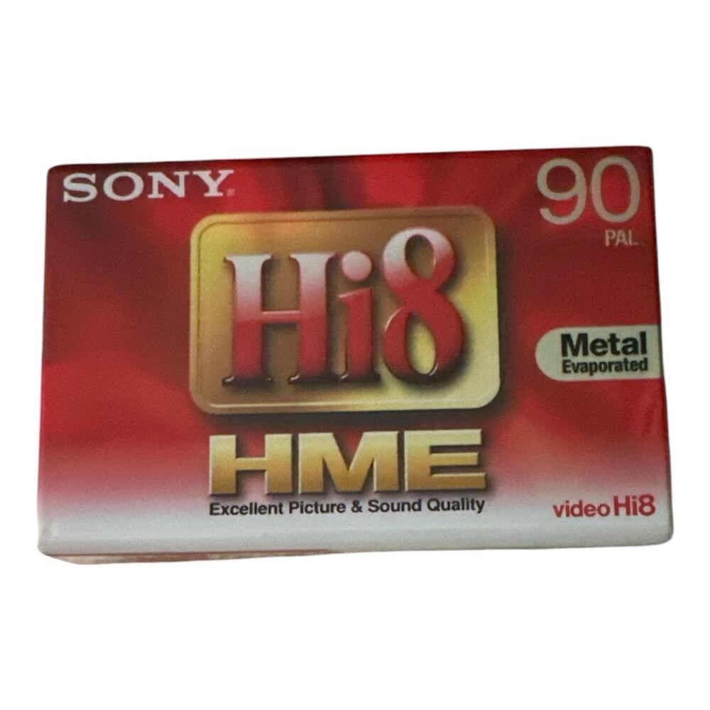 SONY 90min Hi8 Digital 8 Camcorder Video Cassette E5-90HME2 New Sealed